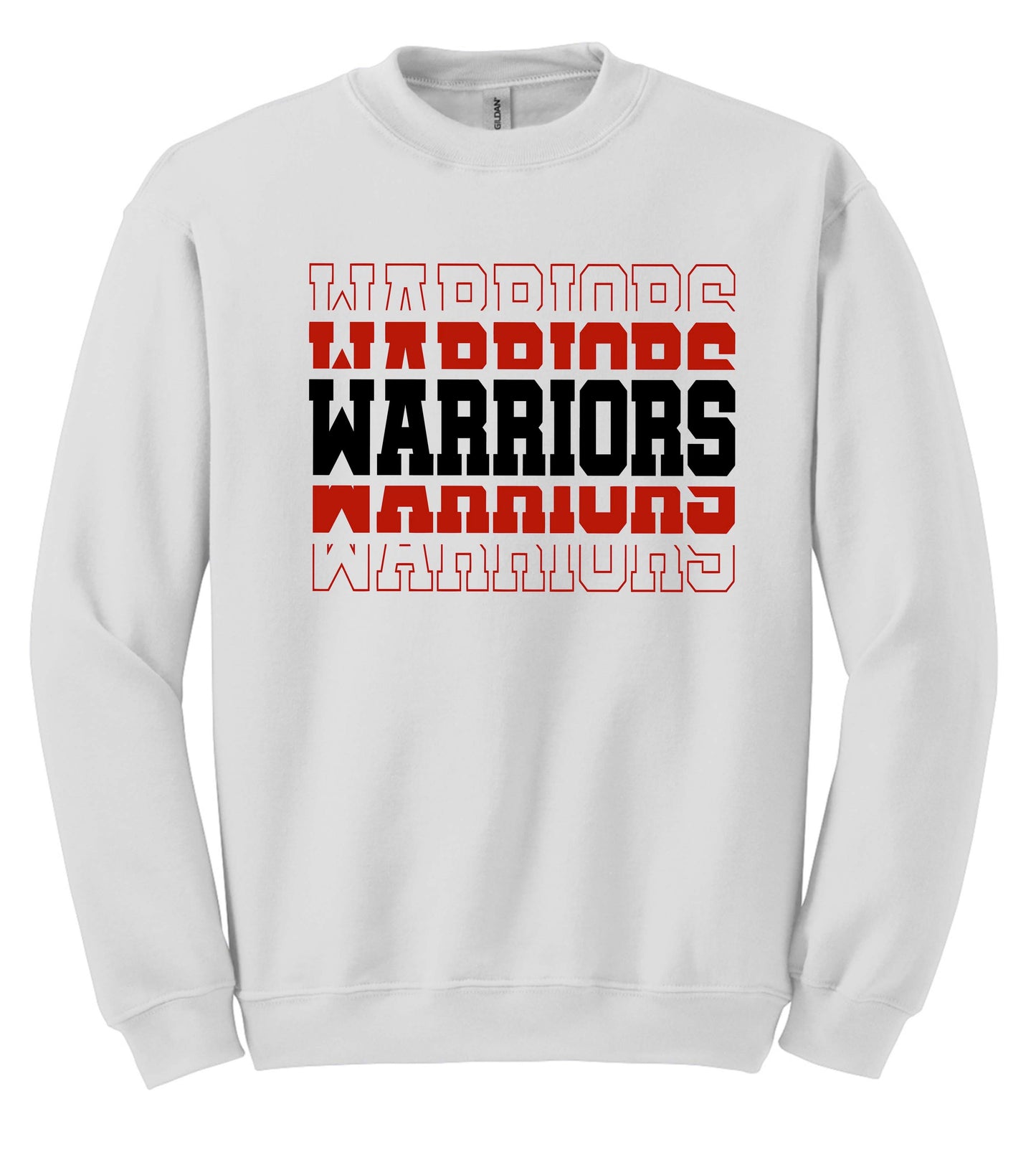 Martin Warriors Repeat Lettering Sweatshirt