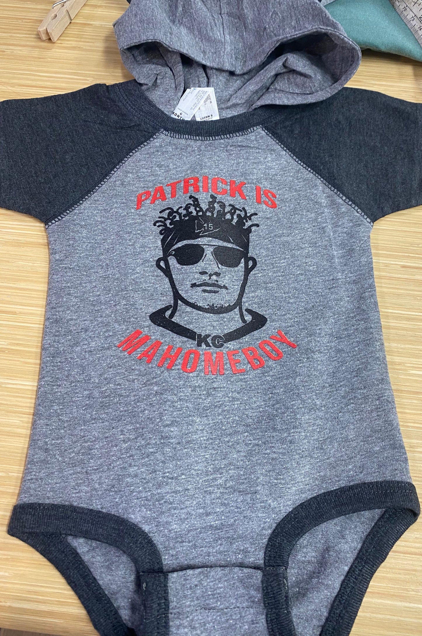 Patrick Mahomes onesie (gallery)